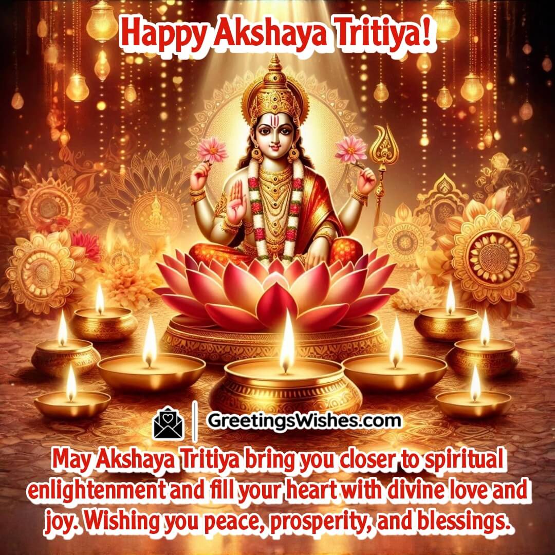 Akshaya Tritiya image featuring temple serenity, symbolizing divine love and spiritual blessings.